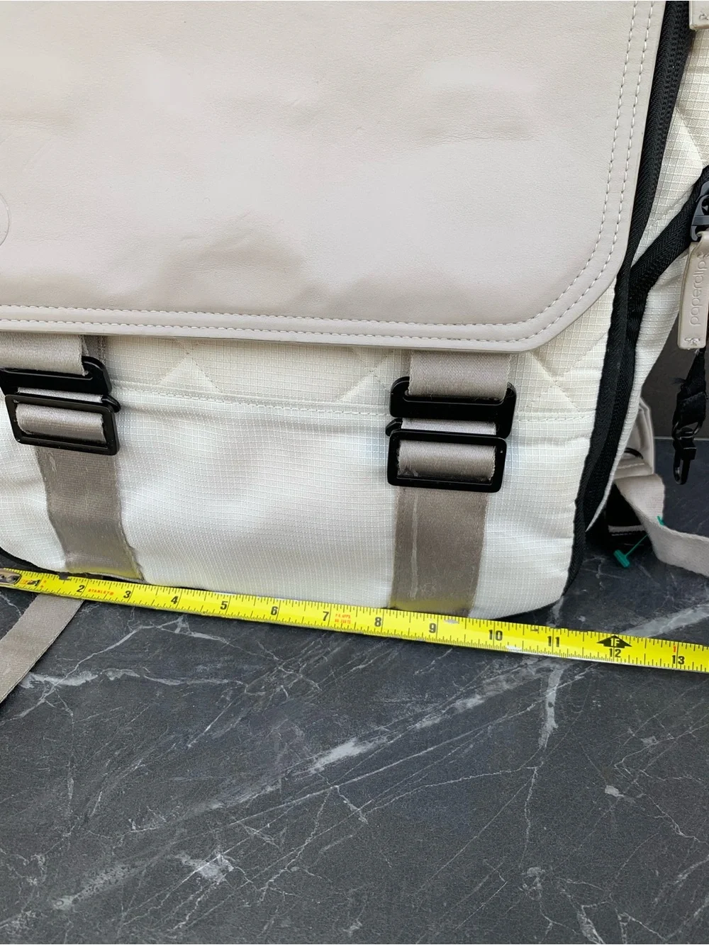 PAPERCLIP Willow Diaper Bag Backpack with Changing Station in Mushroom color